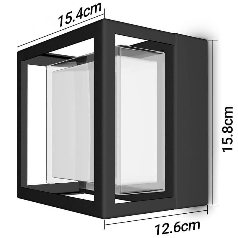 размери на WiFi стенна лампа
