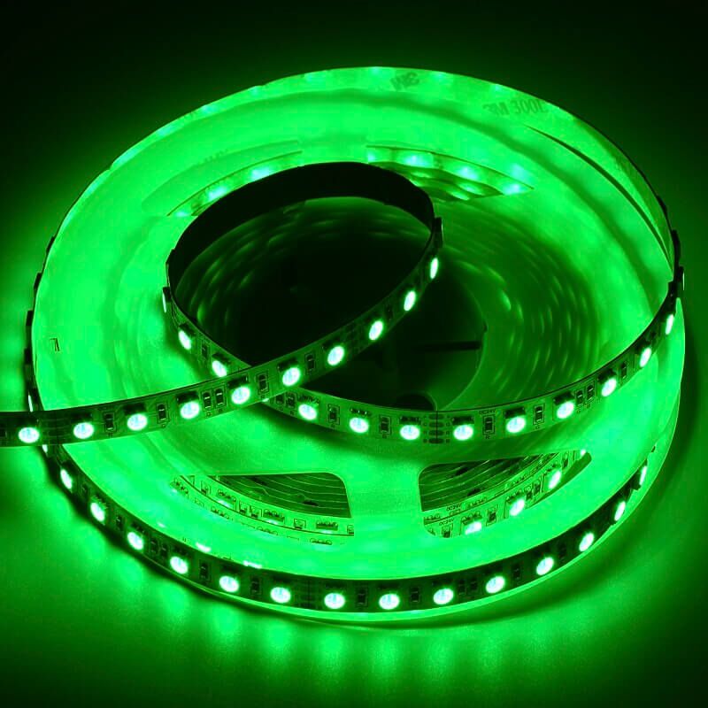 зелен цвят led лента 24V