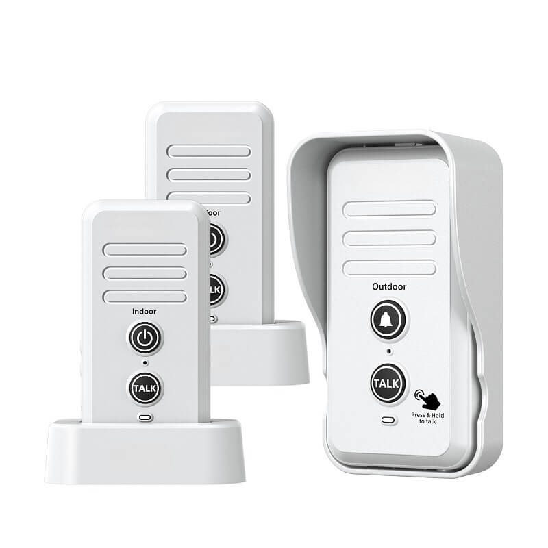 домофон с едни бутон и два приемника