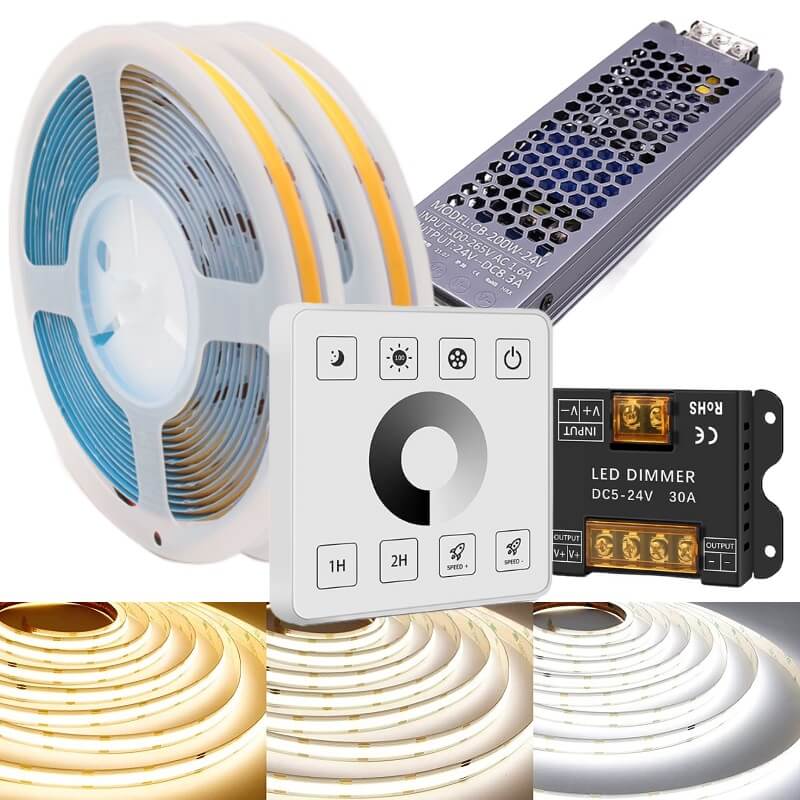 COB лента 10 метра комплект