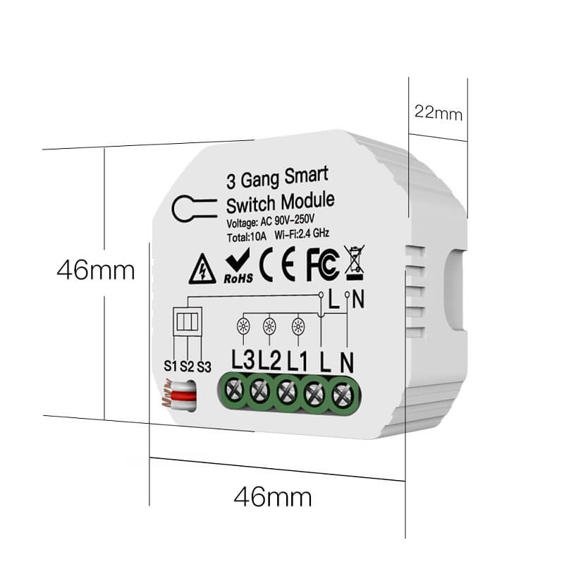 размери на троен WiFi модул