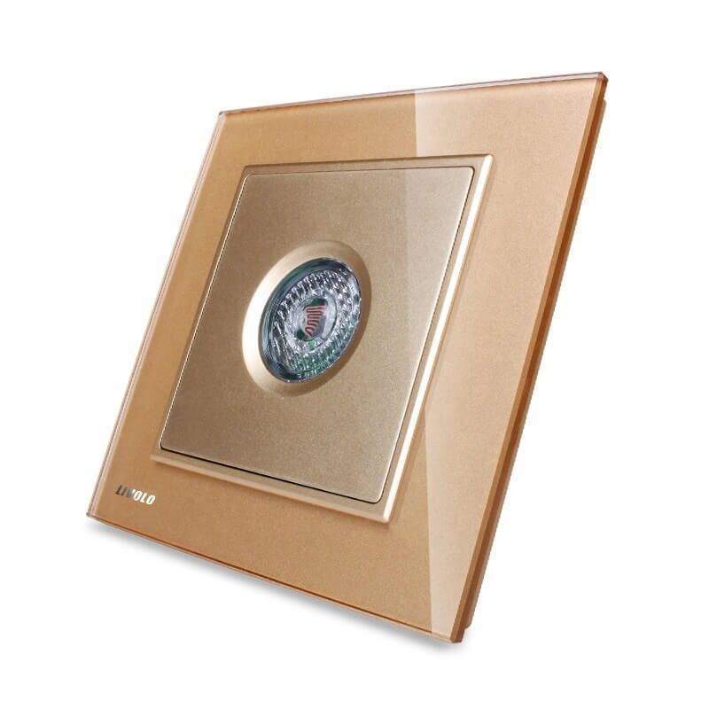 сензорен ключ за движение и звук златист