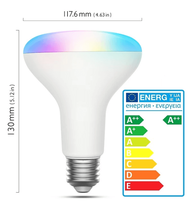 размер и характеристики WiFi лампа