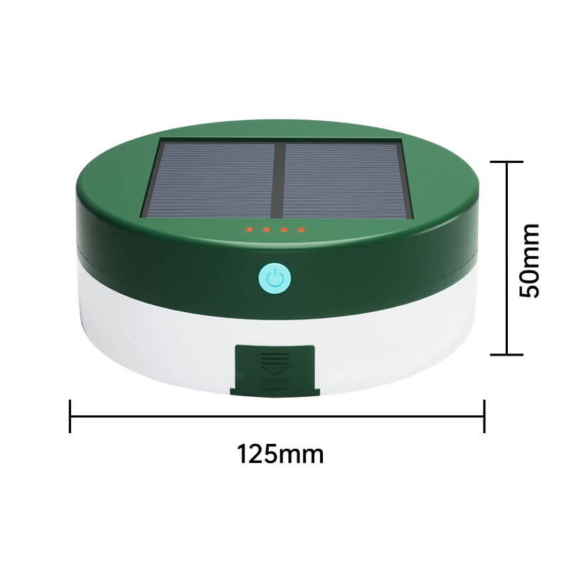 размер на преносими къмпинг светлини
