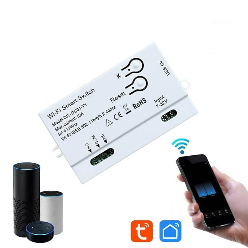 WiFi нисковолтово реле с дистанционно