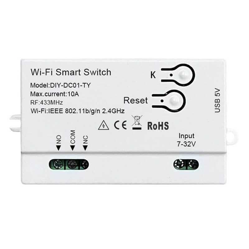 едноканално нисковолтово реле tuya