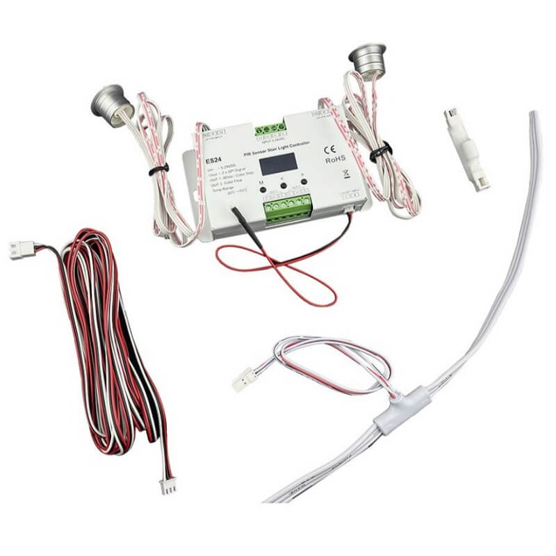 комплект за лед стълбищно осветление с парапет