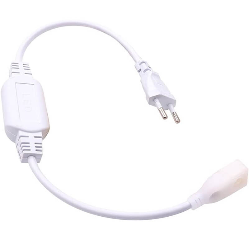 захранващ кабел с грец за 220v лента