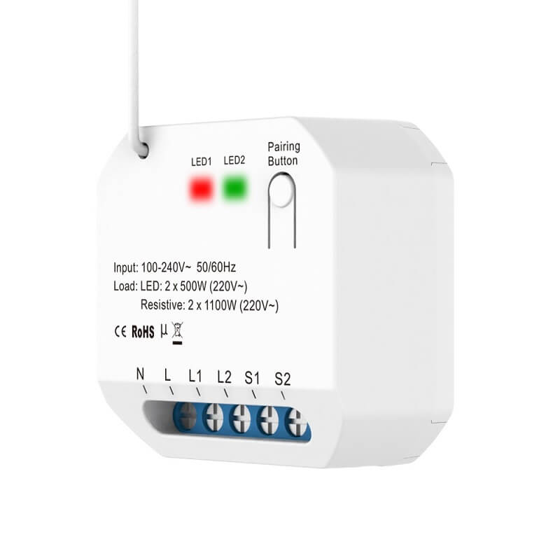 двойно реле превключвател за кинетичен ключ