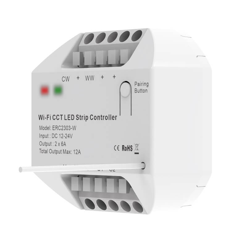 контролер с димиране за led лента с бяла светлина