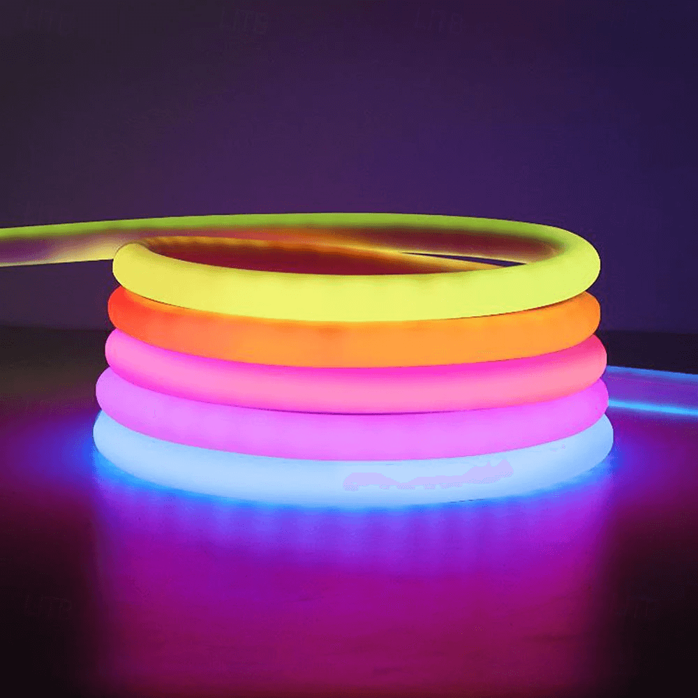 rgbic кръгъл неон