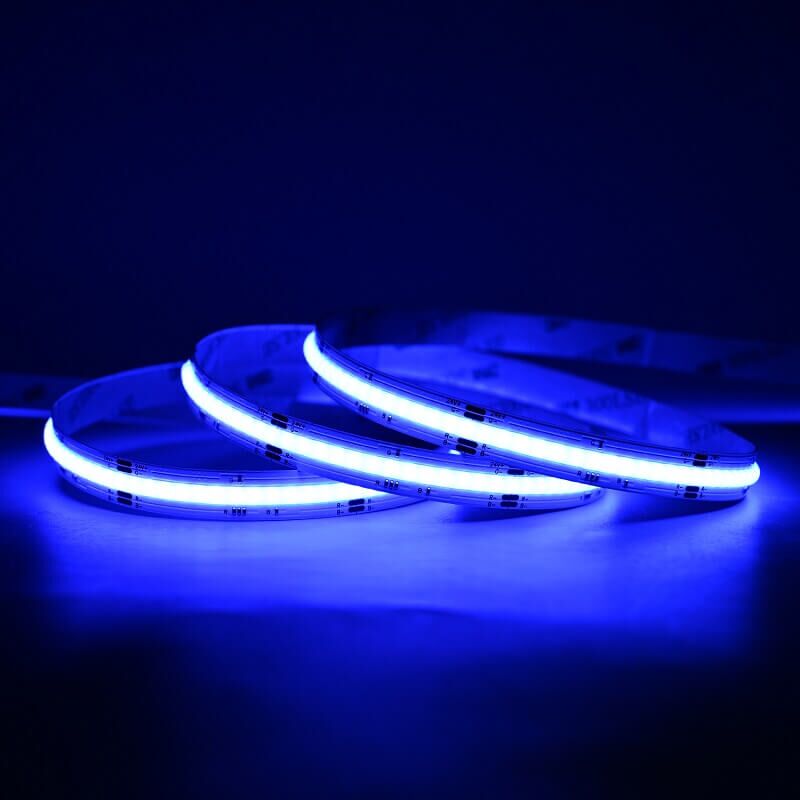 синя RGB COB LED лента