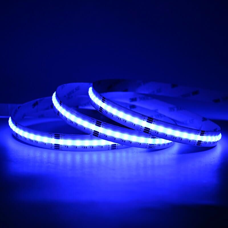 синя rgbcct cob led лента