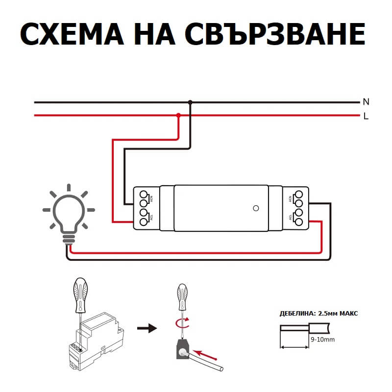 схема на свързване на wifi прекъсвач