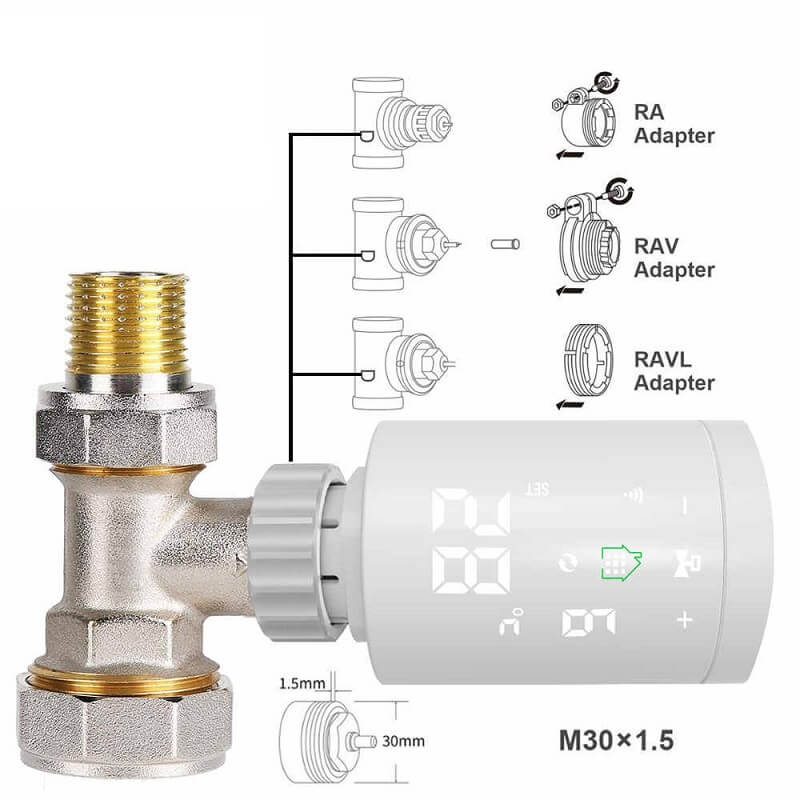 адаптери за монтаж на TRV термостатна глава