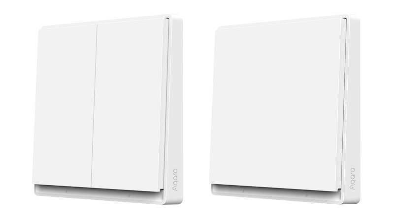 aqara E1 единичен и двоен ключ