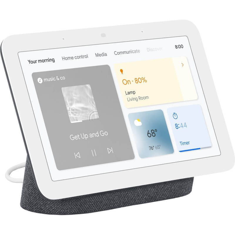 google nest hub 2 черен цвят