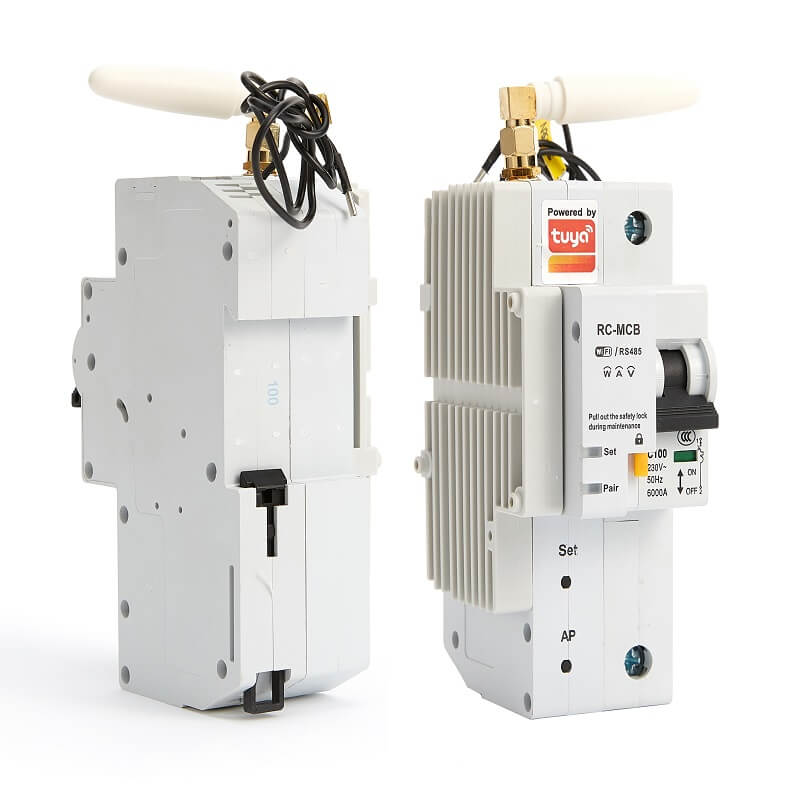 1p 100A еднофазов прекъсвач отстрани и отзад