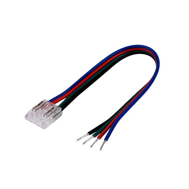 стартов кабел 4 пина RGB COB 10мм